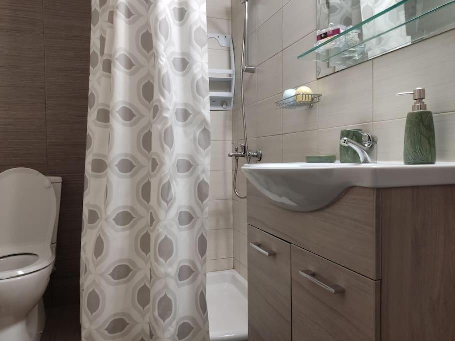 Modern Apartment Near Airport, Port & Beach Nea Alikarnassos Ngoại thất bức ảnh